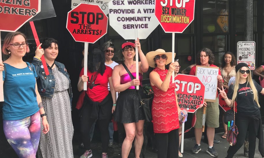SWOP Seattle protest June 2019