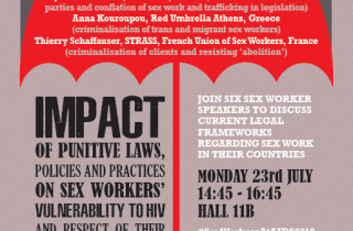 Sex worker events at AIDS2018 - Global Network of Sex Work Projects